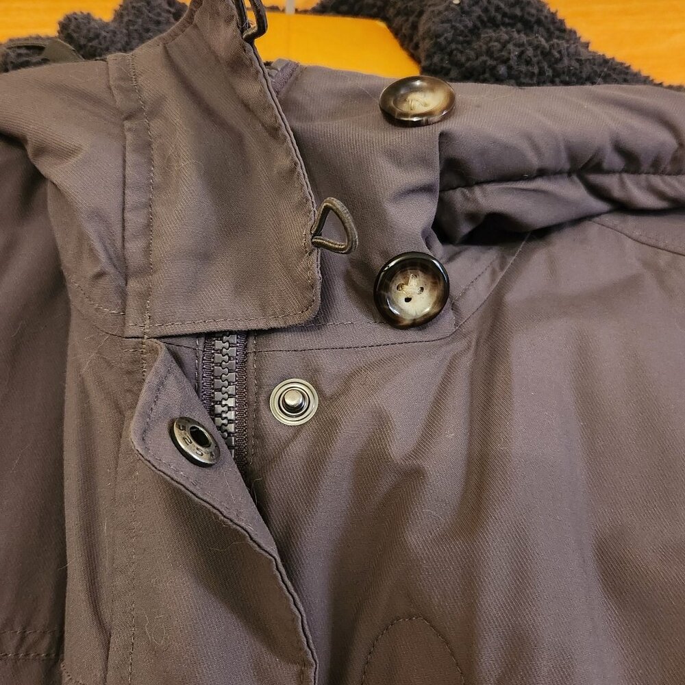 [COLUMBIA] Women's Omni Heat Thermal Hooded Olive Green Winter Insulated Jacket - Picture 4 of 16